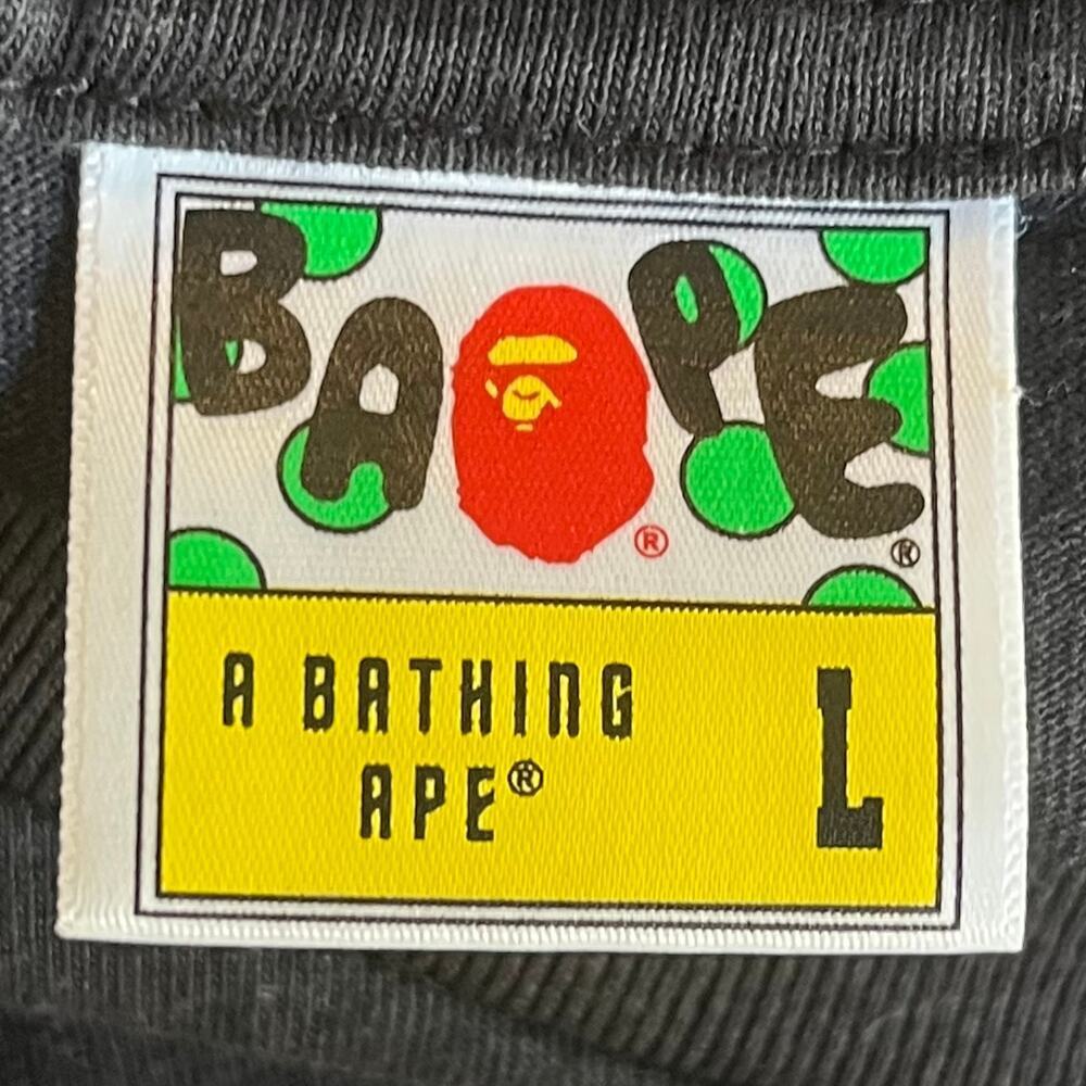 BAPE x FaZe Clan Tee Shirt L Single Stitch A Bathing Ape Streetwear Double Sided - Picture 5 of 9